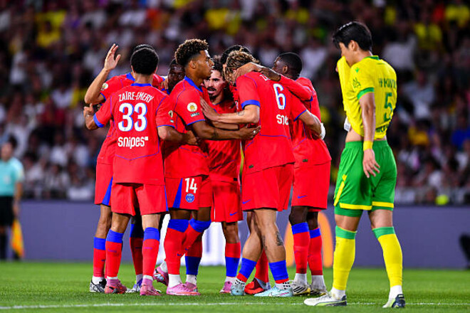 ВІДЕО. Вітінья відкрив рахунок: забив Нанту в дебютній грі Забарного за ПСЖ