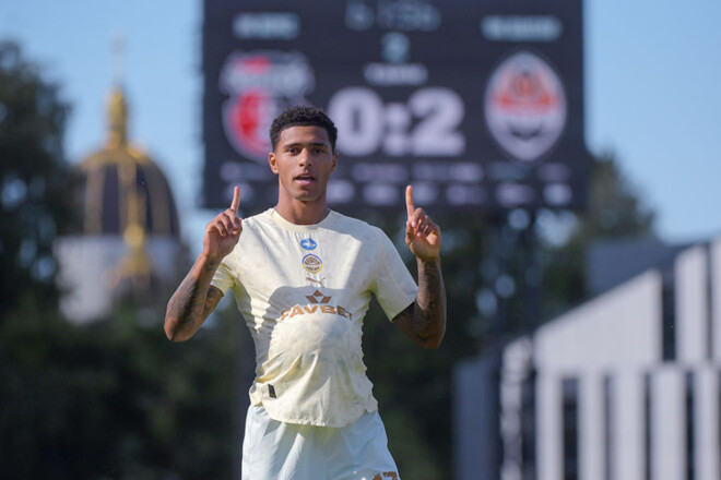 Винисиус стал 7-м бразильцем, забившим гол за Шахтер в новом сезоне