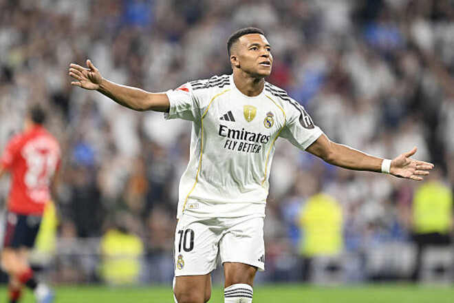 45 за Реал. Килиан Мбаппе продвигается в клубном рейтинге бомбардиров