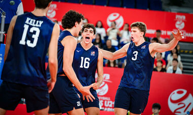 США стартовали разгромной победой на чемпионате мира U21 по волейболу