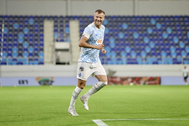 Ярмоленко проводит юбилейный, 400-й матч в составе Динамо