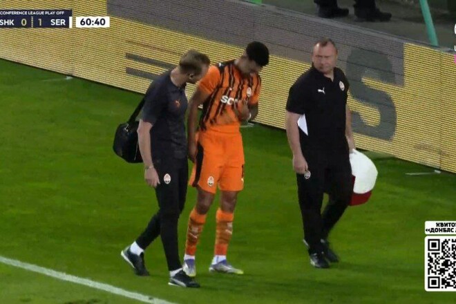 ФОТО. Эпидемия травм: Шахтер потерял еще одного бразильца в матче еврокубка