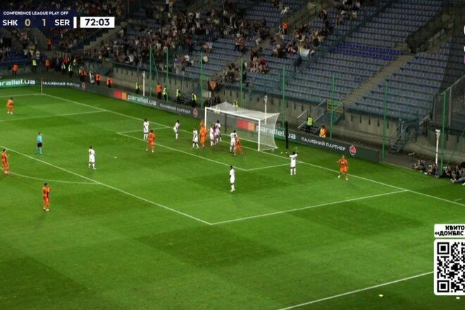 ВИДЕО. Как Шахтер сравнял счет в матче Q4 ЛК против Серветта на 73-й минуте