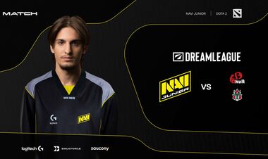 NAVI Junior – YsBrothers. DreamLeague S26. Групи. Дивитися онлайн. LIVE