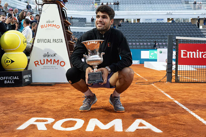 Рейтинг АТР. Алькарас повернув статус другої ракетки після Мастерса в Римі
