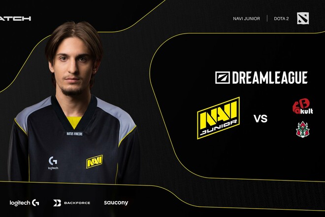 NAVI Junior – YsBrothers. DreamLeague S26. Группы. Смотреть онлайн. LIVE