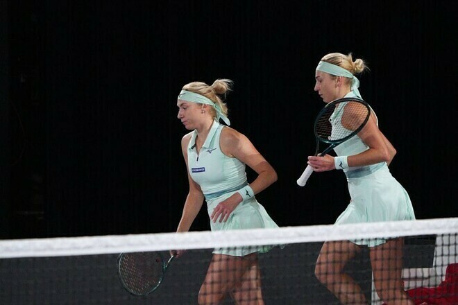 Ludmila and Nadiya Kichenok completed the performance at the Strasbourg tournament