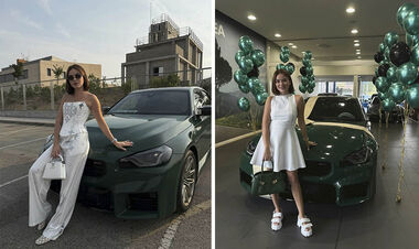 ФОТО. Лунін зробив своїй дружині розкішний подарунок. Новий BMW