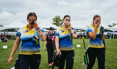Украинская команда взяла бронзу на молодежном ЧМ по стрельбе из лука