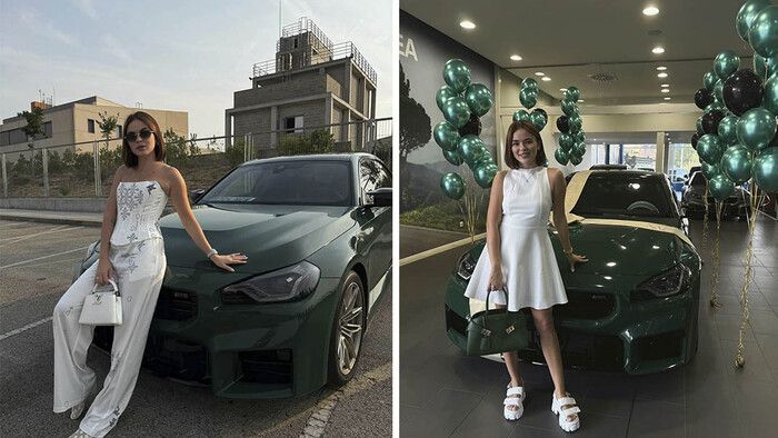 ФОТО. Лунин сделал своей жене роскошный подарок. Новый BMW