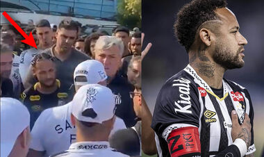 ВІДЕО. Фанати Сантоса атакували Неймара на базі. Ось що сталося