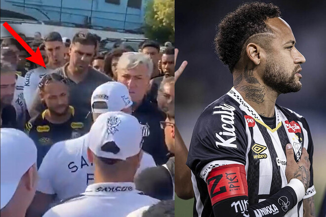 ВІДЕО. Фанати Сантоса атакували Неймара на базі. Ось що сталося