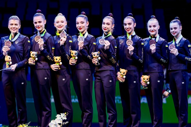 Украинские грации выиграли бронзу ЧМ-2025 по художественной гимнастике