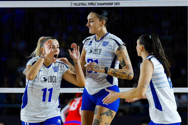 Греція сенсаційно розгромила фаворита у матчі ЧС з волейболу