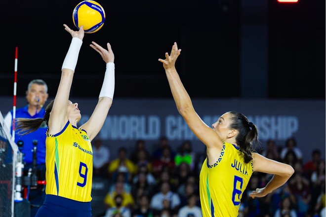 Франція (ж) – Бразилія (ж). Чемпіонат світу з волейболу. Дивитися онлайн