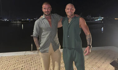 ФОТО. Макгрегор показал, как отдыхал с Дэвидом Бекхэмом и его сыновьями