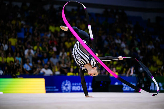 Таїсія Онофрійчук взяла бронзову медаль ЧС-2025 у вправах зі стрічкою