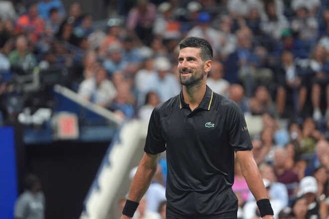 ВИДЕО. Джокович обыграл американца на старте US Open, установив рекорд GS