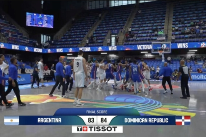 ФИБА дисквалифицировала участников драки матча Аргентина – Доминикана