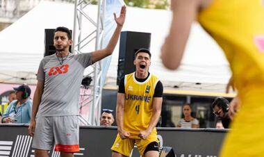 Мужская сборная Украины U-21 по баскетболу 3х3 победила Венгрию