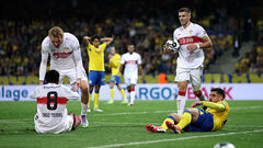 Eintracht Braunschweig - Stuttgart - 4: 4 (Pen. 7: 8). Drama in the cup. Video of heads