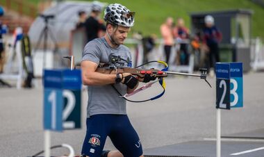 ФОТО. Опубликованы кадры сборной Украины по биатлону со сбора в Отепяя