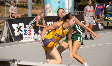 Жіноча збірна України U-21 з баскетболу 3х3 перемогла Румунію у Лізі націй