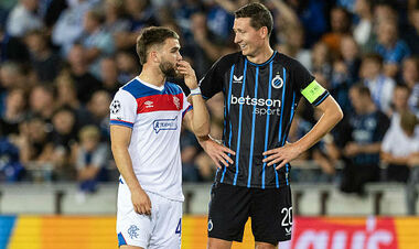 Scottish shame. Brugge scored 6 goals at the Rangers Gate in Selection