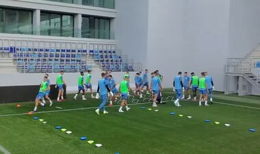 VIDEO. Dynamo conducted a workout before playing in response against McCabi T-A