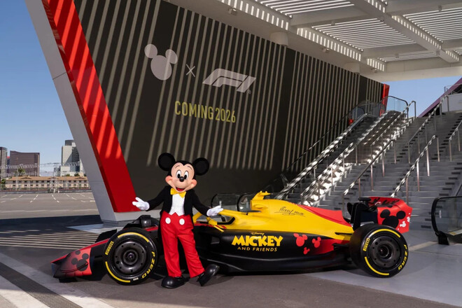 Формула-1 и Disney объединяются. Микки Маус появится на трассе в 2026 году
