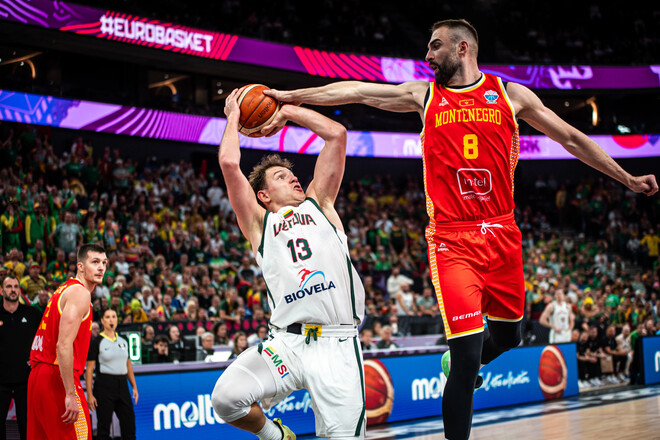 Евробаскет-2025. Литва с легкостью обыграла Черногорию