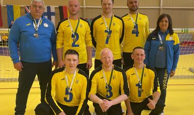 Мужская сборная Украины по голболу выиграла международный турнир в Вильнюсе