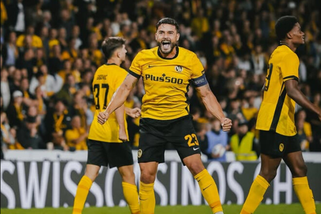 Янг Бойз – Слован – 3:2. Як зіграли українці. Відео голів та огляд матчу