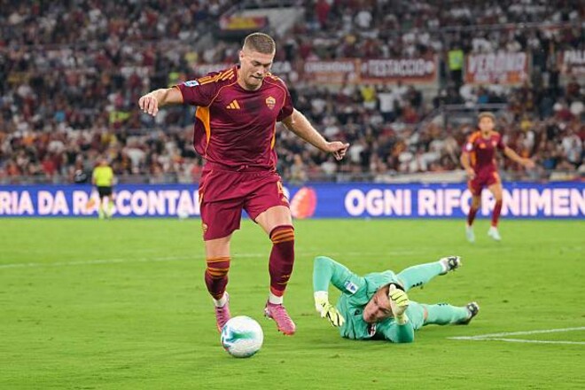 Довбику доверились в конце матча. Рома минимально одолела новичка Серии А