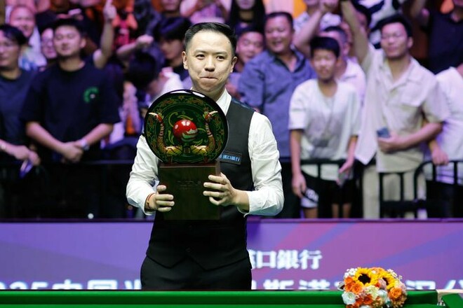 Решающий фрейм финала. Сяо Годун защитил титул на турнире в Ухане