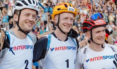 Братья Бе выиграли гонку легенд City Biathlon в немецком Дрездене