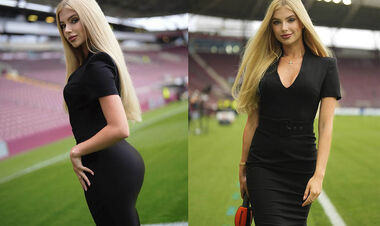 ФОТО. Українська журналістка вразила Швейцарію своєю красою