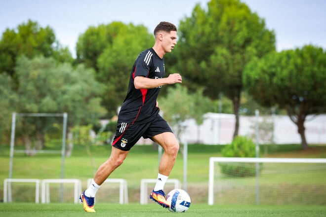 ФОТО. Георгий Судаков провел первую тренировку в португальской Бенфике