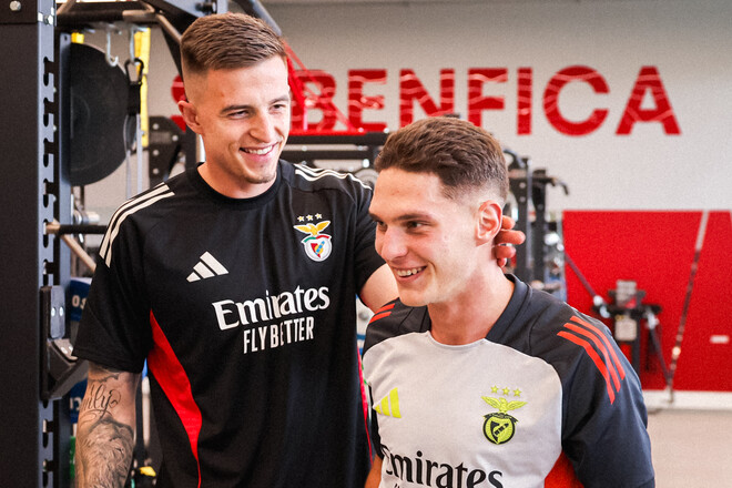 ФОТО. Два украинских орла. Трубин и Судаков – вместе в Бенфике