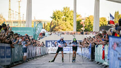 Не радуйся, пока не финишировал. Перро проучил Фийона-Майе на City Biathlon
