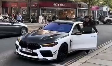 ВІДЕО. Як виглядає BMW M8, на якому Мудрик 13 разів порушив правила