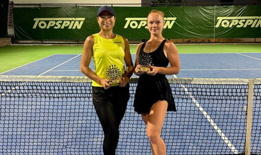 Photo. 23-flying Ukraine played a final match on a paired tournament in Turcia