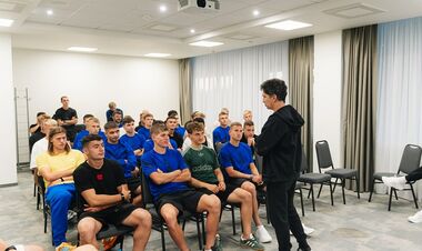 ФОТО. Молодежная сборная Украины U-21 начала подготовку к матчу с Литвой