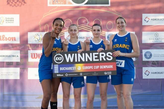 Жіноча збірна України з баскетболу 3х3 зіграє на чемпіонаті Європи