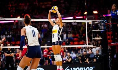 Италия (ж) – Польша (ж). 1/4 финала ЧМ по волейболу. Смотреть онлайн