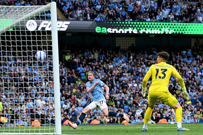 ФОТО. Де Брюйне не забив у порожні ворота з 5 метрів у матчі проти Борнмута