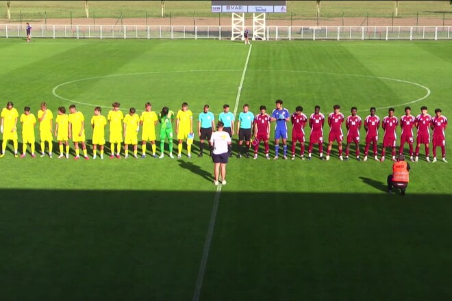 Украина U-17 проиграла Катару U-18 на международном турнире в Хорватии