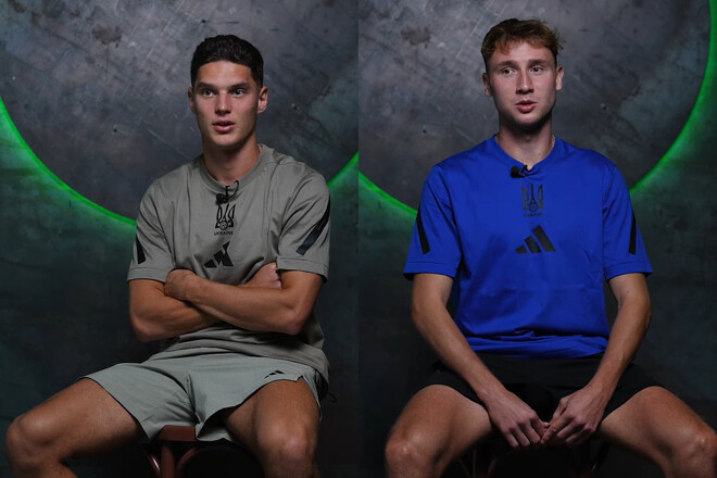 ВІДЕО. Судаков та Ванат дали цікаві інтерв'ю у таборі збірної України