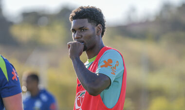 ФОТО. Бразильцы Шахтера провели тренировку в составе сборной