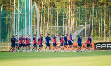 ФОТО. Тренировка сборной Украины U-21 в Литве